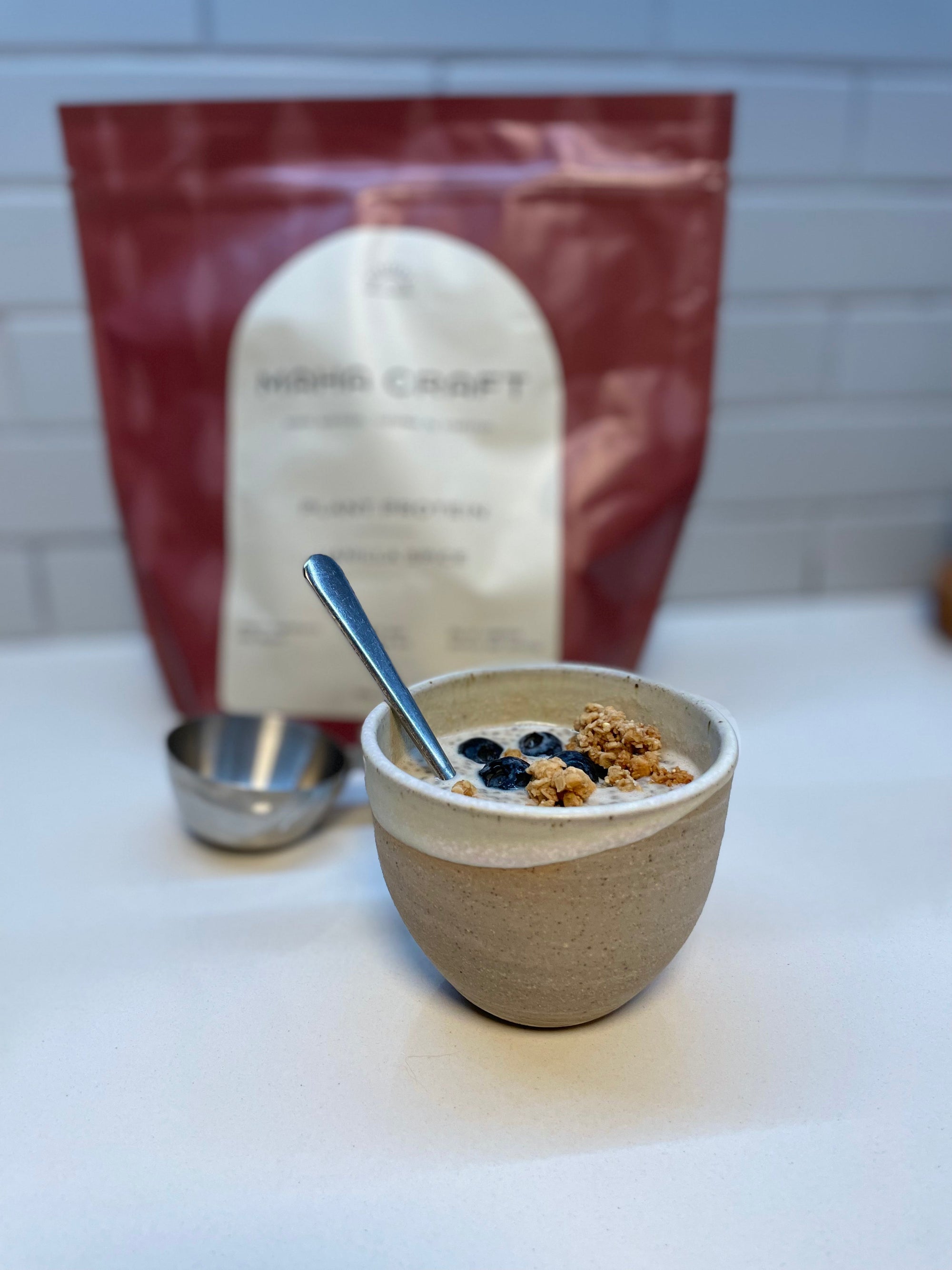 Vanilla Spice Chia Protein Pudding (warm & cool)